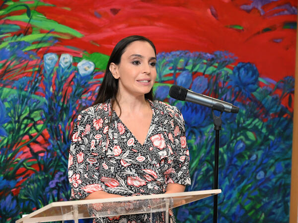 Heydər Əliyev Fondunun vitse-prezidenti Leyla Əliyeva və Bakı Media Mərkəzinin rəhbəri Arzu Əliyeva Madriddə MAMA “Ana təbiət” beynəlxalq incəsənət sərgisinin açılışında iştirak ediblər - (Foto)