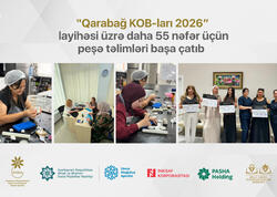 “Qarabağ KOB-ları 2026” layihəsi çərçivəsində növbəti peşə təlimləri başa çatıb