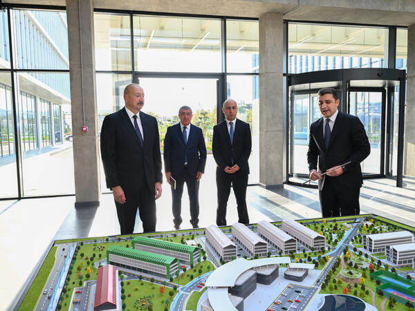 Prezident İlham Əliyev “SABAH.city” innovasiya şəhərciyinin birinci mərhələsinin açılışında iştirak edib - <span class="color_red">(Foto)</span>