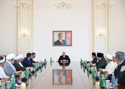 Prezident İlham Əliyev Bakıda keçirilən beynəlxalq konfransların iştirakçılarını qəbul edib - <span class="color_red">(Foto)</span>