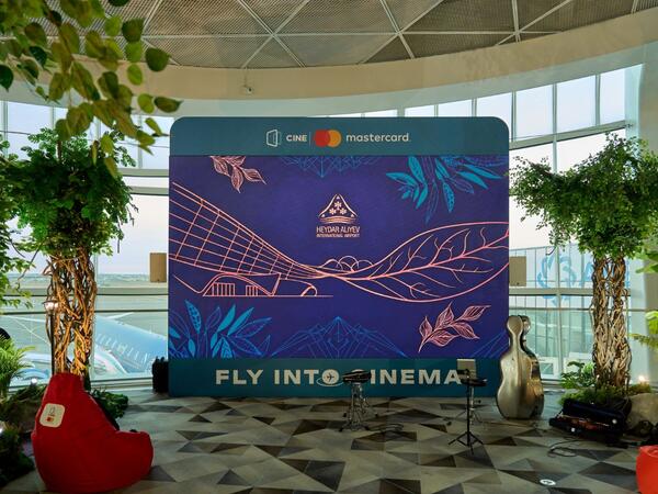 CineMastercard Bakı hava limanının uçuş zonasında kinoteatr açıb - <span class="color_red">(Foto)</span>