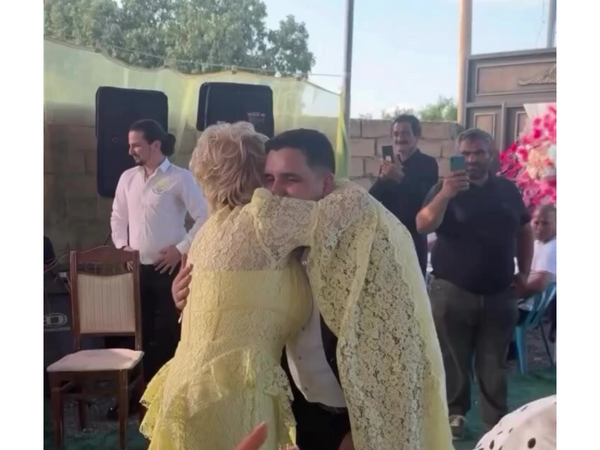 İki ayağını itirən qazimizin nişanından görüntülər - <span class="color_red">(Video)</span>