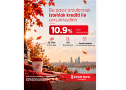 "Ziraat Bank Azərbaycan" çoxdan gözlənilən “Payız kampaniyası”nı təqdim edir!