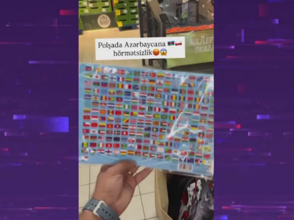 Polşada Azərbaycana qarşı təxribat - <span class="color_red">(Video)</span>