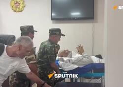 Ermənistanda sabiq nazir məhkəmədən xərəkdə çıxarıldı - <span class="color_red">(Video)</span>