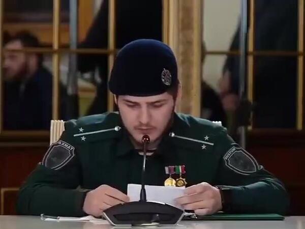 Kadırovun 18 yaşlı oğlu çıxışı ilə gündəm oldu - <span class="color_red">(Video)</span>