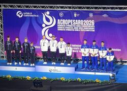 Yeniyetmə akrobatlarımız Dünya yarışında iki medal qazanıblar - <span class="color_red">(Foto)</span>