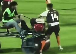 Matçdan öncəki məşq zamanı qorxulu qəza - <span class="color_red">(Video)</span>