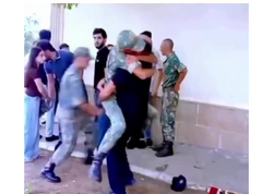 Əsgərin atasına qovuşma anı kövrəltdi - <span class="color_red">(Video)</span>