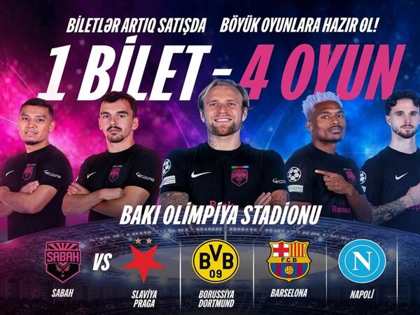 “Sabah”ın Bakıdakı oyunlarının bilet qiymətləri açıqlandı - 35-dən 285-ə qədər...