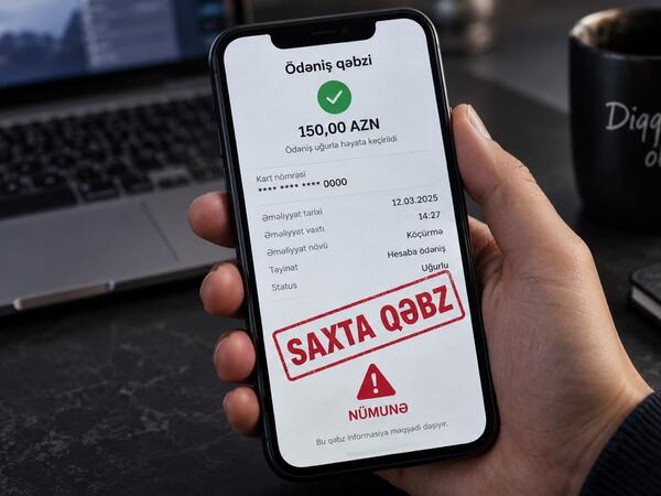 "Qəbzi deyil, hesabınızı yoxlayın": Vətəndaşları aldadan yeni dələduzluq üsulu