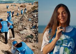 Leyla Əliyevanın təşəbbüsü ilə Bilgəhdə sahilyanı təmizlik aksiyası keçirilib - <span class="color_red">(Video)</span>