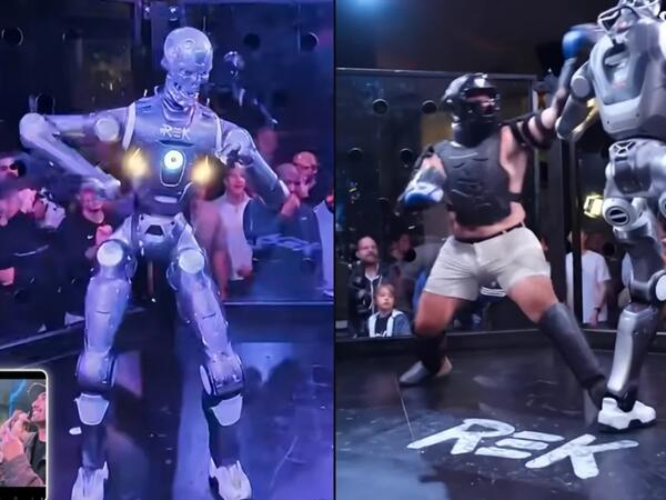 Tarixdə ilk: İnsanla robot arasında döyüş keçirildi - <span class="color_red">(Video)</span>