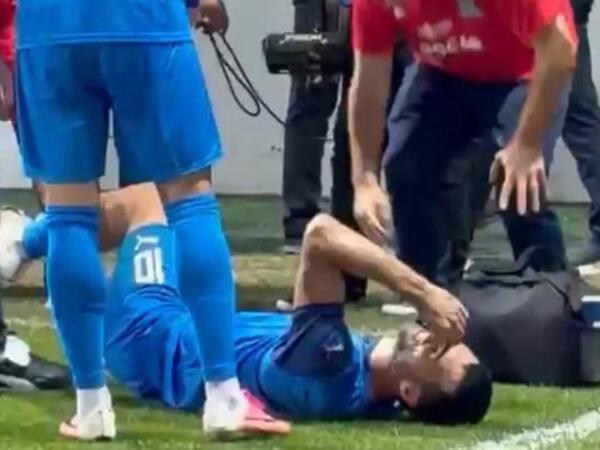 Mahir Emreli üçün xoşagəlməz an - <span class="color_red">(Video)</span>