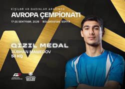 Sübhan Mamedov Avropa çempionu olub - <span class="color_red">(Foto)</span>