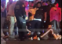 Bakıda gənc qızı motosiklet vurdu - <span class="color_red">(Video)</span>
