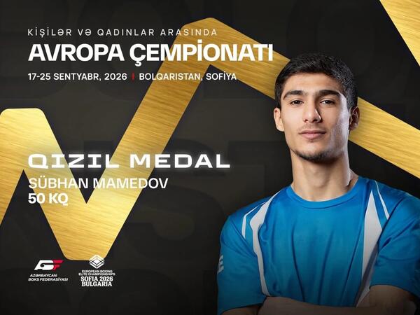 Sübhan Mamedov Avropa çempionu olub - <span class="color_red">(Foto)</span>