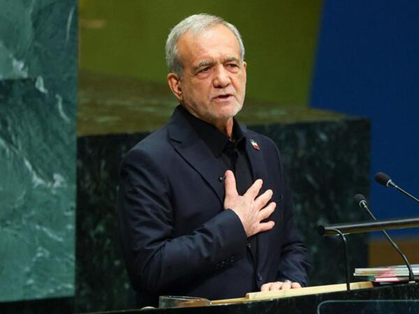 Pezeşkianın çıxışı zamanı nümayəndə heyətimizin zalı tərk etməsi yalandır