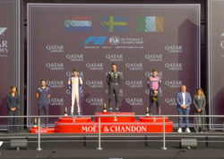 "Formula-2": Azərbaycan Qran-prisinin sprint yarışının qalibi mükafatlandırıldı - <span class="color_red">(Foto)</span>