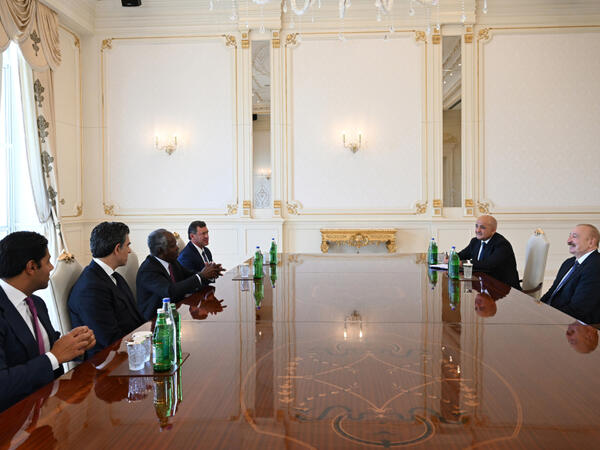 Prezident İlham Əliyev “Global Infrastructure Partners” şirkətinin rəhbərini qəbul edib - (Foto)