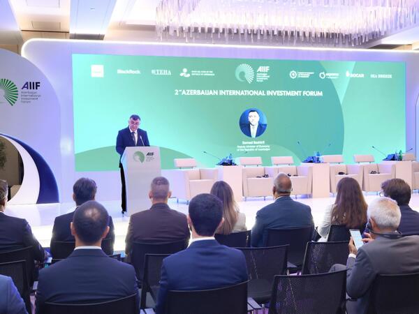 “Sənaye platformaları və azad iqtisadi zonalar: Azərbaycan regional istehsal mərkəzi kimi” mövzusunda panel sessiya keçirilib - <span class="color_red">(Foto)</span>