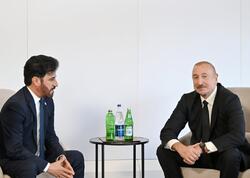 Prezident İlham Əliyev Beynəlxalq Avtomobil Federasiyasının prezidenti ilə görüşüb - (Foto)