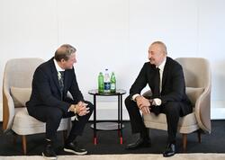 Prezident İlham Əliyev Beynəlxalq Xizək və Snoubord Federasiyasının prezidenti ilə görüşüb - (Foto)