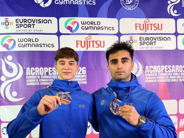 Akrobatlarımız dünya çempionatında qızıl medal qazanıblar - <span class="color_red">(Foto)</span>