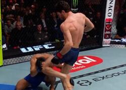 UFC-də ilk döyüşünə çıxan azərbaycanlı idmançı diskvalifikasiya olundu - <span class="color_red">(Video)</span>