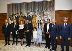 Leyla Əliyeva və Alyona Əliyeva kardinal Corc Ceykob Kuvakad ilə görüşüblər - <span class="color_red">(Foto)</span>