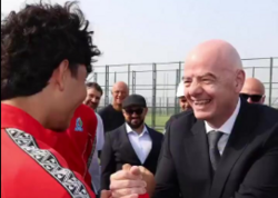 İnfantino Bakıdan paylaşım etdi - <span class="color_red">(Video)</span>