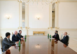 Prezident İlham Əliyev FIFA-nın prezidentini qəbul edib - <span class="color_red">(Foto)</span>