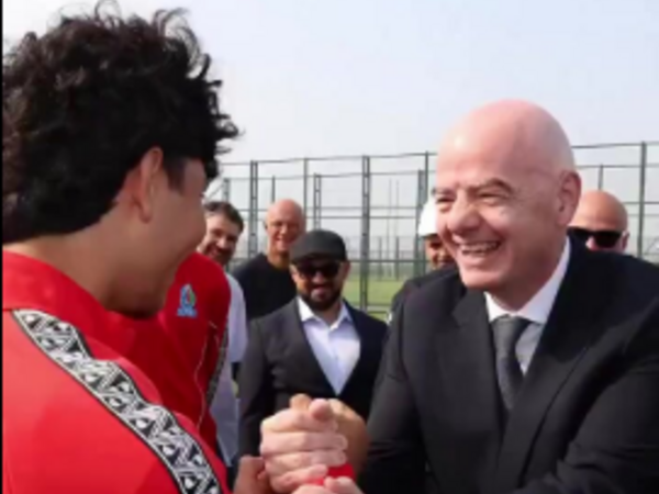 İnfantino Bakıdan paylaşım etdi - <span class="color_red">(Video)</span>