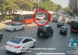 Avtobus zolağına girən sürücülərə DİN-dən xəbərdarlıq