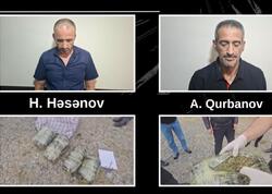 Qaxda 7 kiloqramdan artıq narkotik aşkarlandı: İki nəfər saxlanıldı
