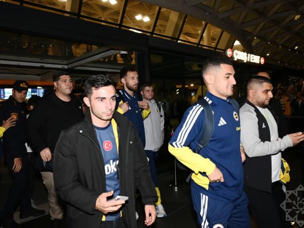 "Fənərbaxça" Bakıya gəlib - <span class="color_red">(Foto/Video)</span>