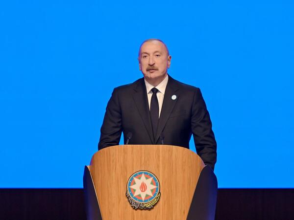 Prezident İlham Əliyev: İlk dəfədir qurultayımız Azərbaycan öz ərazi bütövlüyünü və suverenliyini tam bərpa edəndən sonra keçirilir