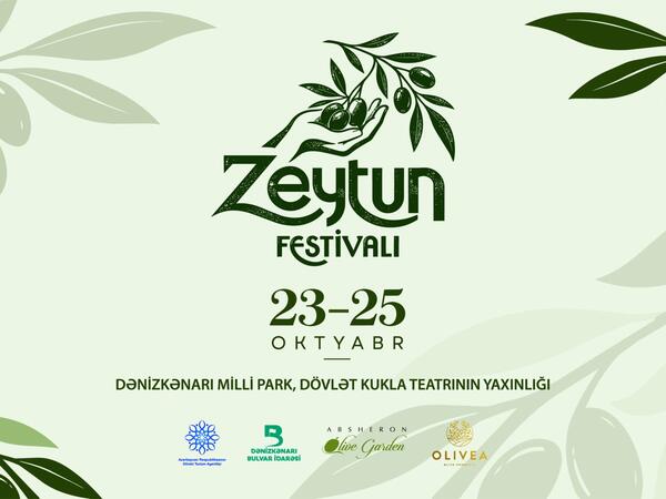 Bakı Bulvarında Zeytun Festivalı keçiriləcək <span class="color_red">(Video)</span>