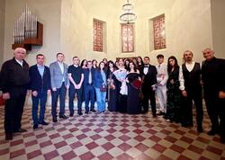 Şəmkirin Lüteran kilsəsində Fidan Hacıyevanın III Beynəlxalq Opera Festivalının konserti keçirilib - <span class="color_red"> (Foto)</span>