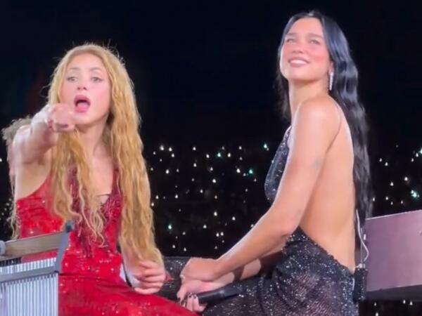 Şakiranın Madrid konsertində Dua Lipa sürprizi - <span class="color_red">(Video)</span>