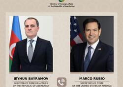 Ceyhun Bayramov və Marko Rubio Azərbaycan-Ermənistan normallaşma prosesini müzakirə ediblər