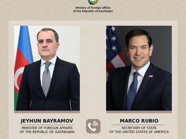 Ceyhun Bayramov və Marko Rubio Azərbaycan-Ermənistan normallaşma prosesini müzakirə ediblər