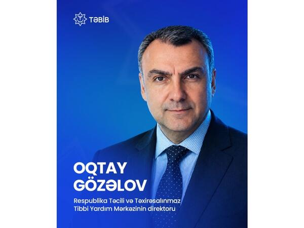 Respublika Təcili və Təxirəsalınmaz Tibbi Yardım Mərkəzinə yeni direktor təyin edilib