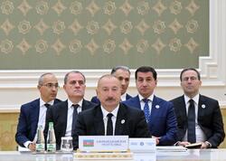 Prezident İlham Əliyev Türkmənbaşıda Azərbaycan və Mərkəzi Asiya Dövlət başçılarının 8-ci Məşvərət görüşündə iştirak edir - (Foto)