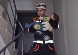 Ceyranbatanda yaşayış binasında baş vermiş yanğın söndürülüb - <span class="color_red">(Foto/Video)</span>