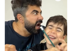 Zaurun oğlu ilə maraq yaradan <span class="color_red">Videosu</span>