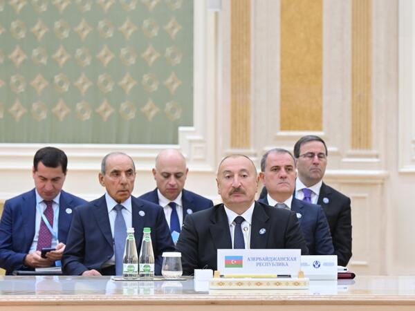 Prezident İlham Əliyev MDB Dövlət Başçıları Şurasının geniş tərkibdə iclasında iştirak edir - <span class="color_red">(Foto)</span>