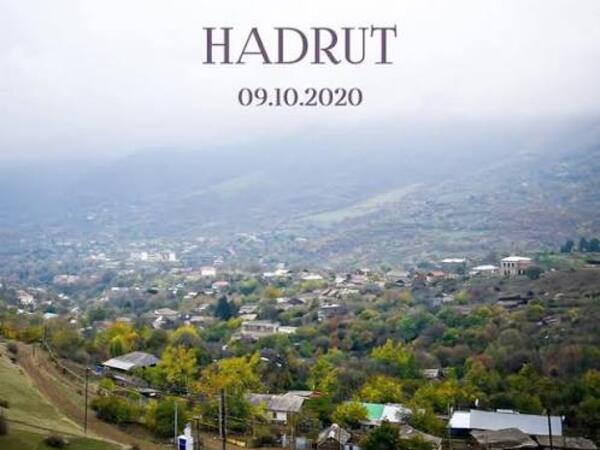 Hadrutun işğaldan azad olunmasından 6 il ötür