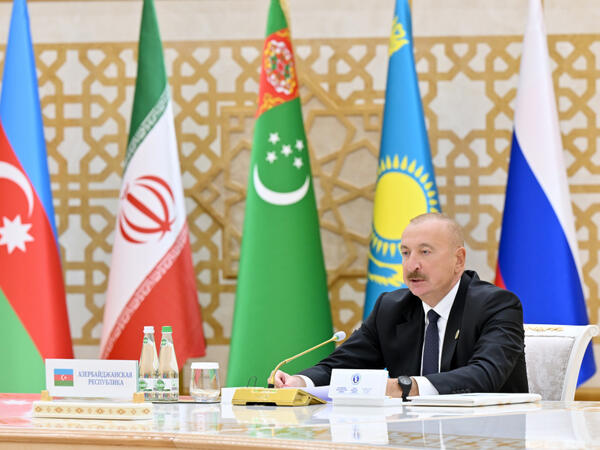 İlham Əliyev: Xəzərin nadir ekosisteminin qorunması bütün Xəzəryanı dövlətlərin ortaq vəzifəsidir