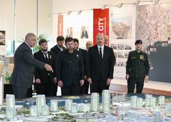Prezident İlham Əliyev və Rusiyanın Çeçenistan Respublikasının başçısı “Bakı Ağ Şəhər”də olublar - (Foto)